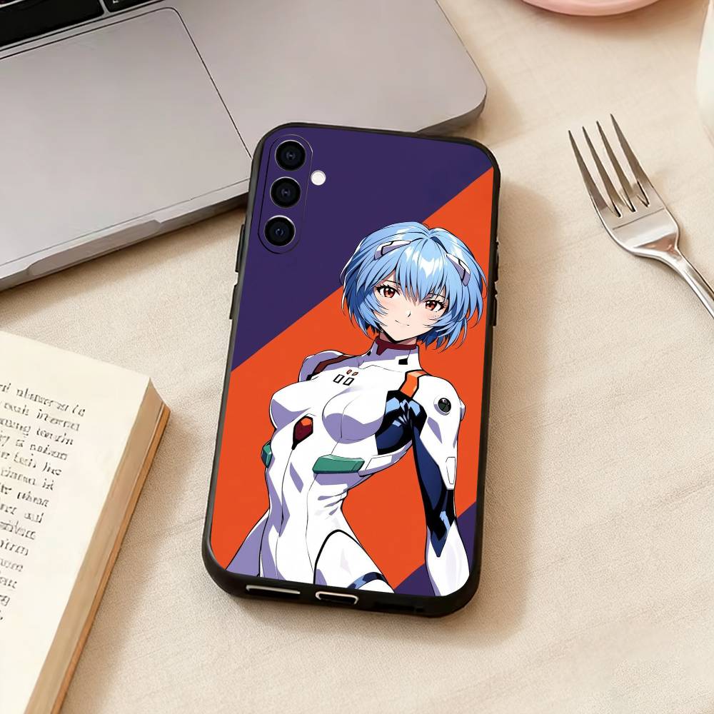 Neon-n G-Genesis E-Evangelion Phone Case For Samsung Galaxy A73,A72,A71,A70,A53,A52,A51,Others Soft Black Cover