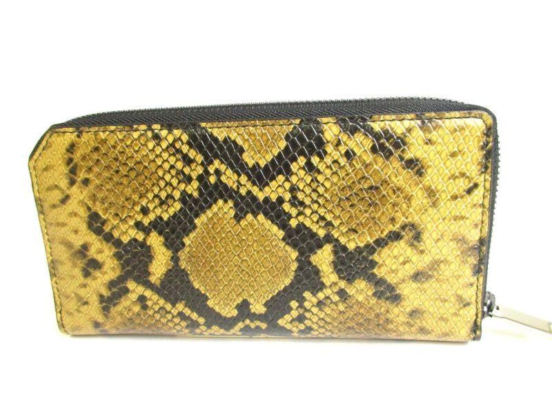 Authentische Jimmy Choo braun Kalbsleder runde Reißverschluss Brieftasche CARNABY #9684 generalüberholt