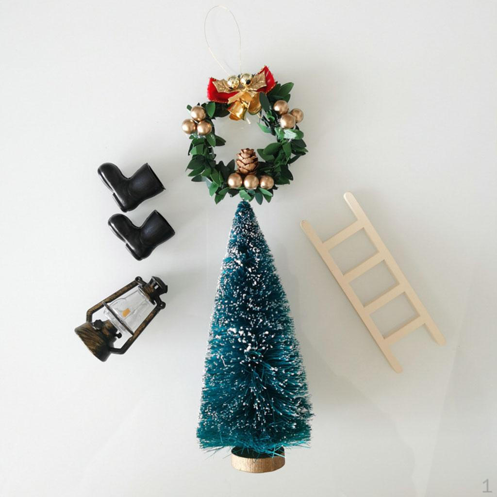 1/12 Dollhouse Christmas Decoration Accessories Kids Pretend Toys