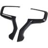 Carbon Fiber Steering Wheel Cover Molding Trims Accessoriess For -2025 Chevy Silverado Blazer -2024 Tahoe Suburban (Side Trim)