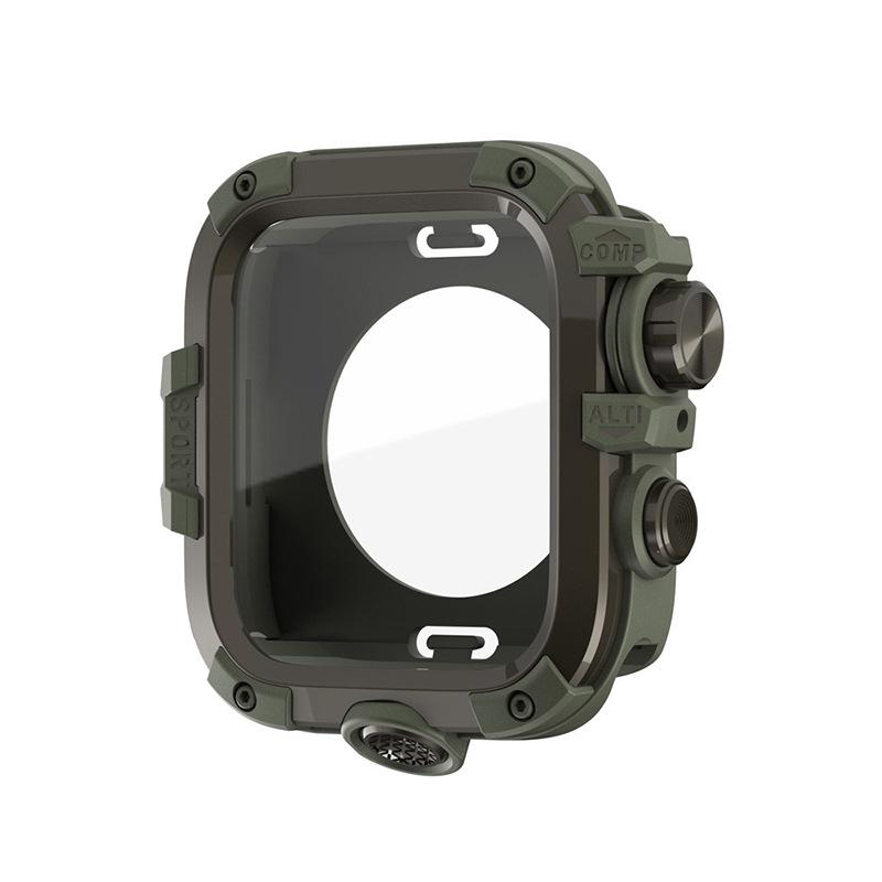 Waterproof Metal Protective Case for Apple Watch S11 with Integrated Screen Film