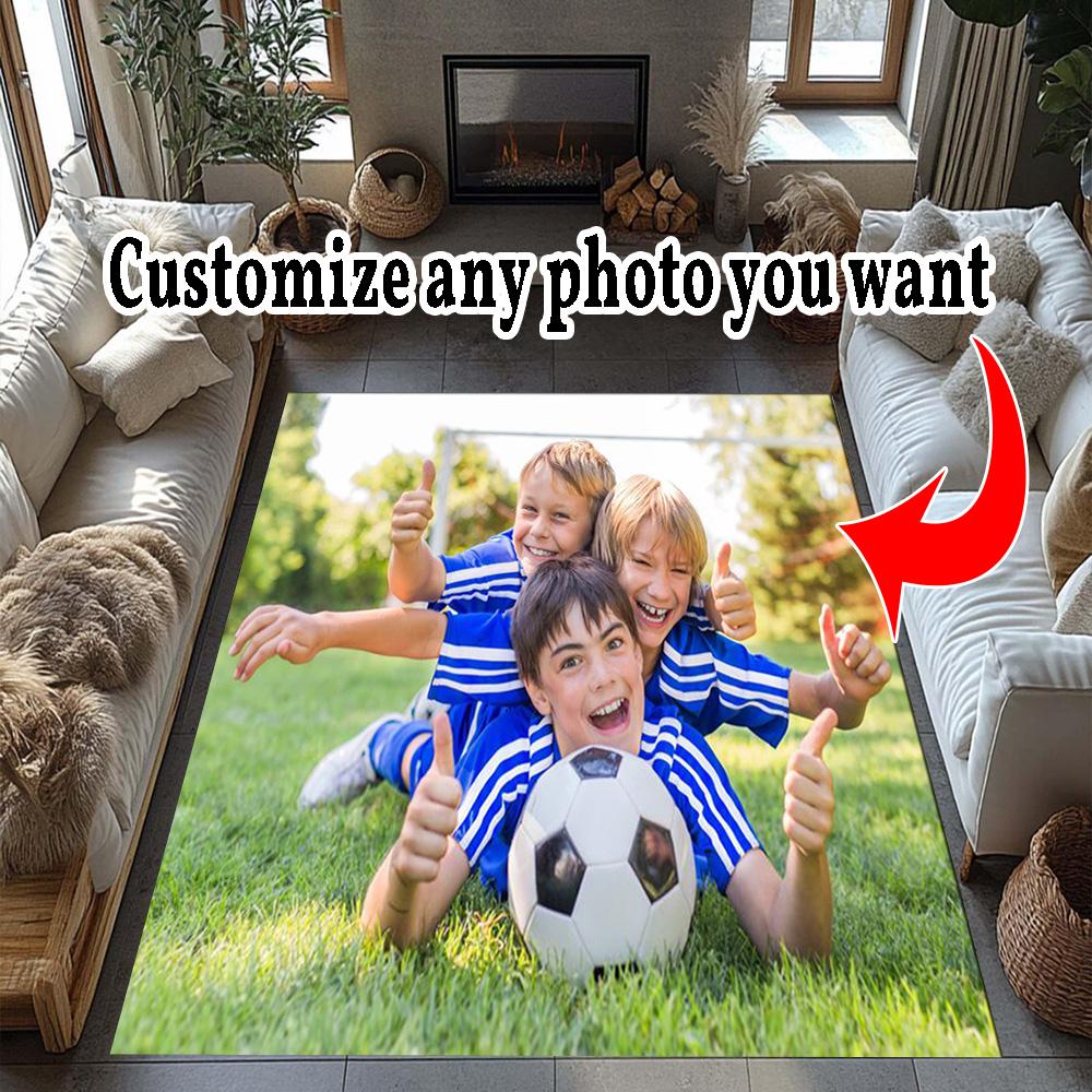 Customize Photos Customized image Floor Mat Suitable for Decorate room Dining Room Entryway Game Room Anti-slip Rug Office home decor