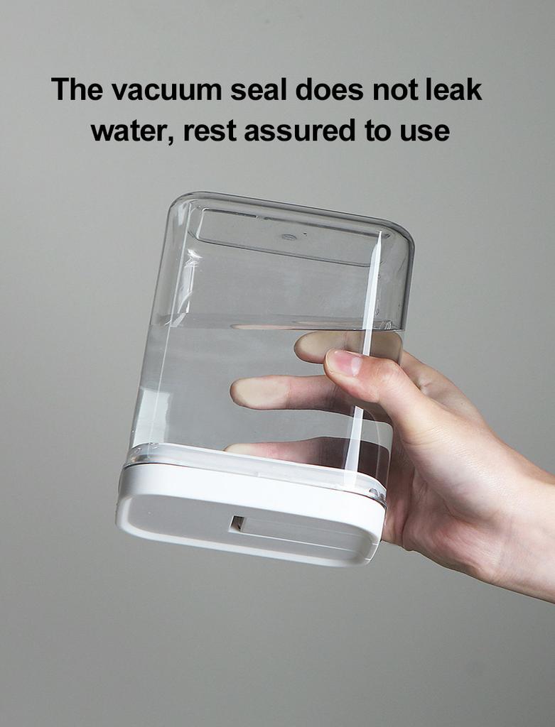 Kitchen Storage Container Food Box Dispenser Flour Supplies Grain Tank Moisture-Proof Sealed Cans Transparent Organizers