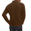Men's Casual Retro Small V-neck Long-sleeved Top