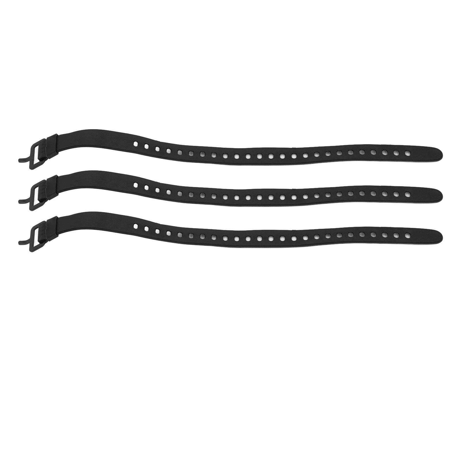 

3pcs Utility Straps with Buckle Organize Cables Rubber Tension Straps for Fishing Rods Camping Gear Arts Crafts Type