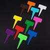 50pcs Easy To Identify 50pcs Plastic Stick T Plant Labels Flower Tag for Your Garden