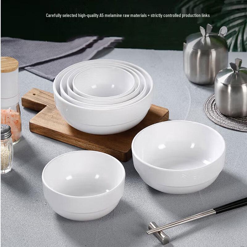 PYTHONIC Food-Grade 9-inch Melamine Wide-Mouth Bowl