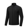 Li Ning Fitness Series Slim Fit Stand Collar Logo Stitching Jacket Men Jacket AFDW993-3