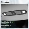 For Tesla Model 3 2020-2023 Model Y 2020-2024 Suede Reading Light Frame Trim Sticker Accessories