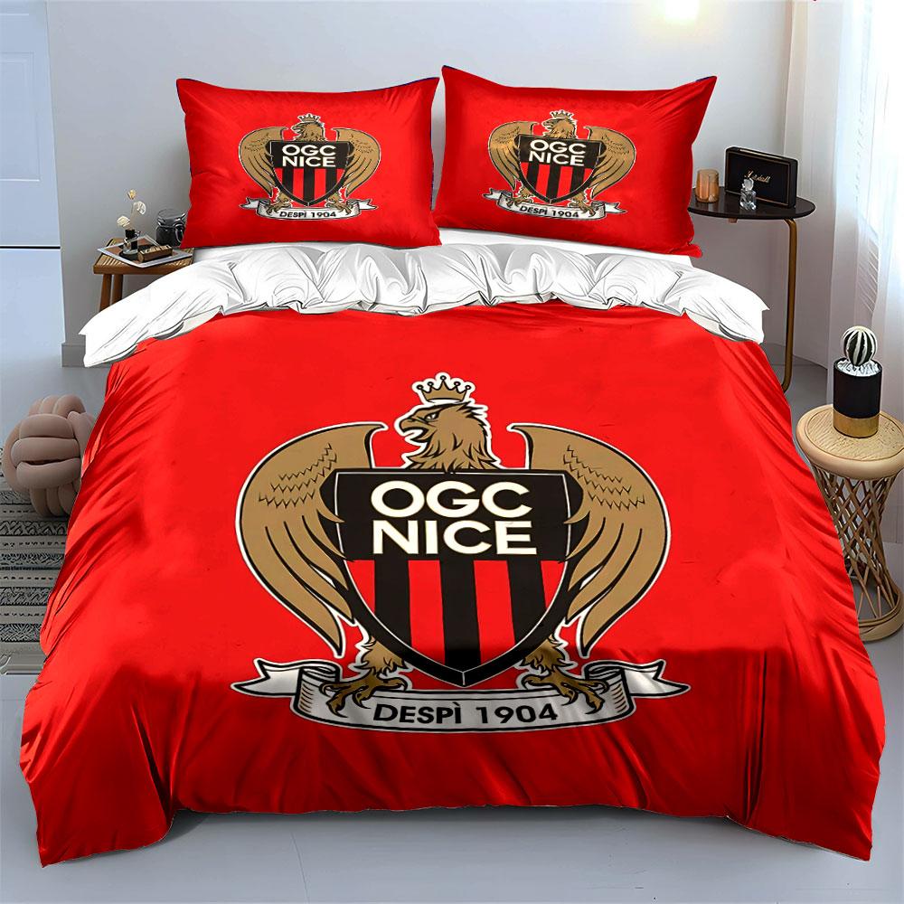 OGC Nice Crest Design Set Bedding Duvet Cover Set Duvet Cover Pillowcases (1*Duvet Cover 2*Pillowcases, without duvet insert)