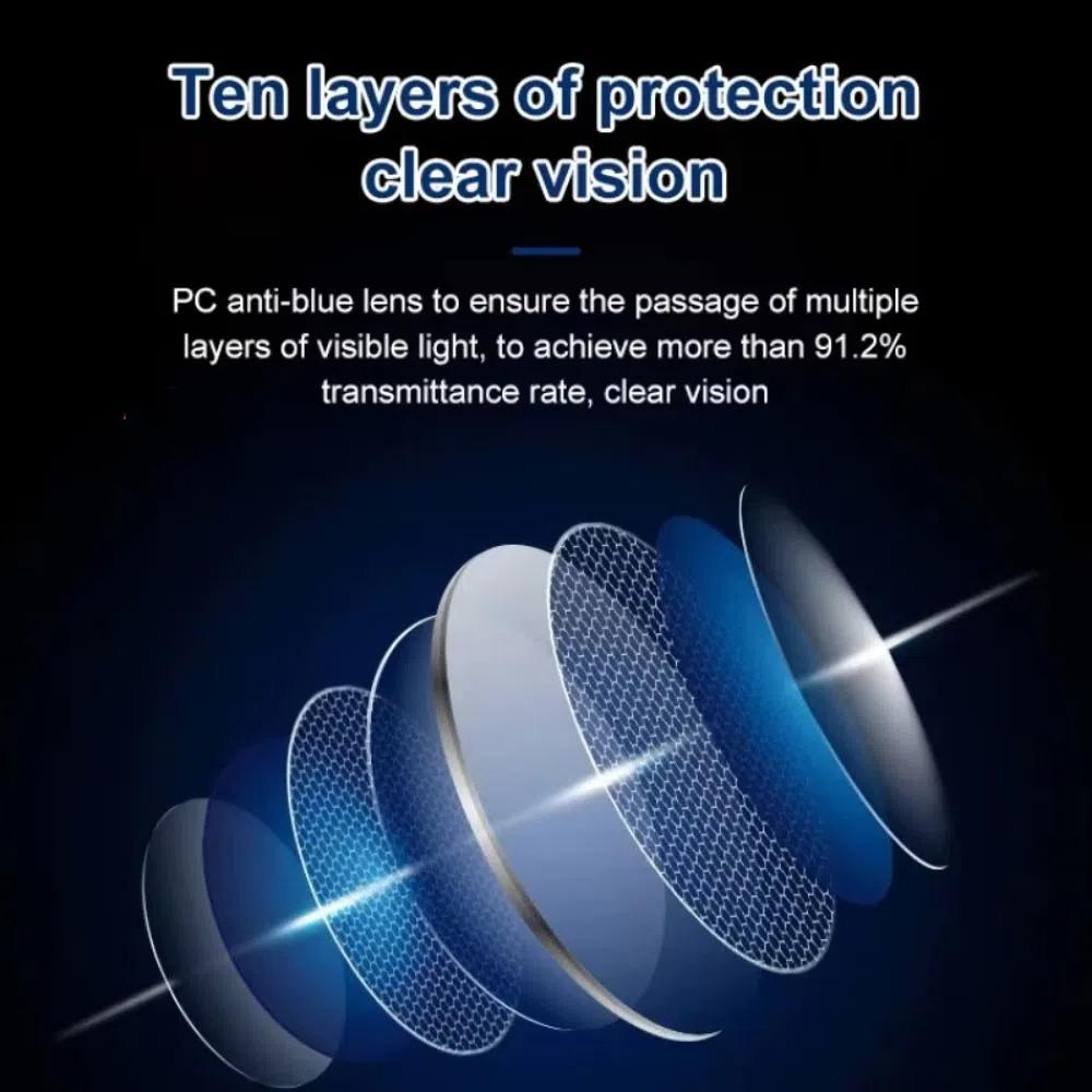 Frameless Presbyopia Eyeglasses Ultralight Anti-blue Light Glasses Men's Reading Glasses  Elder