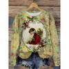 Womens Casual Print Hooded Sweatshirt With 3D Letter Graphic Round Neck Lightweight Comfort Fit Everyday Wear