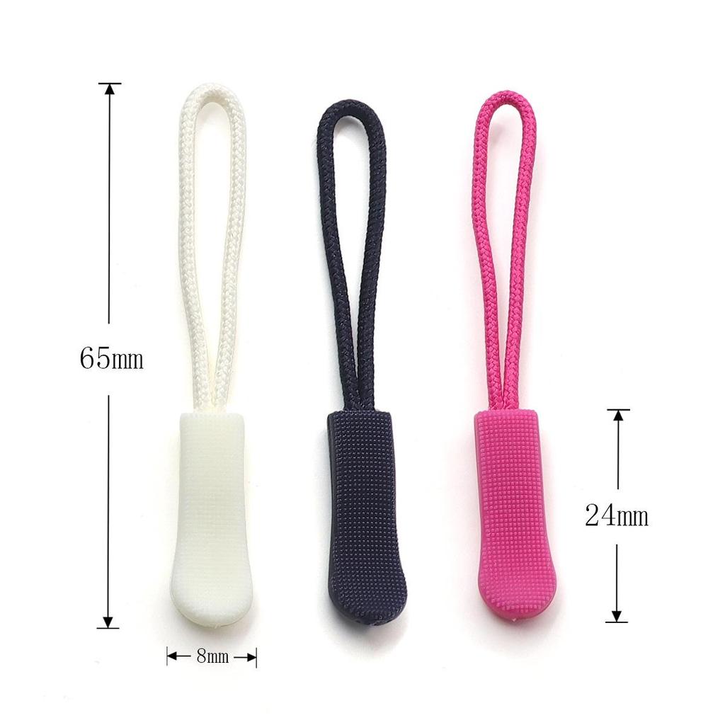Colored TPU Caterpillar Zipper Pull Tab for Apparel and Bags Accessories