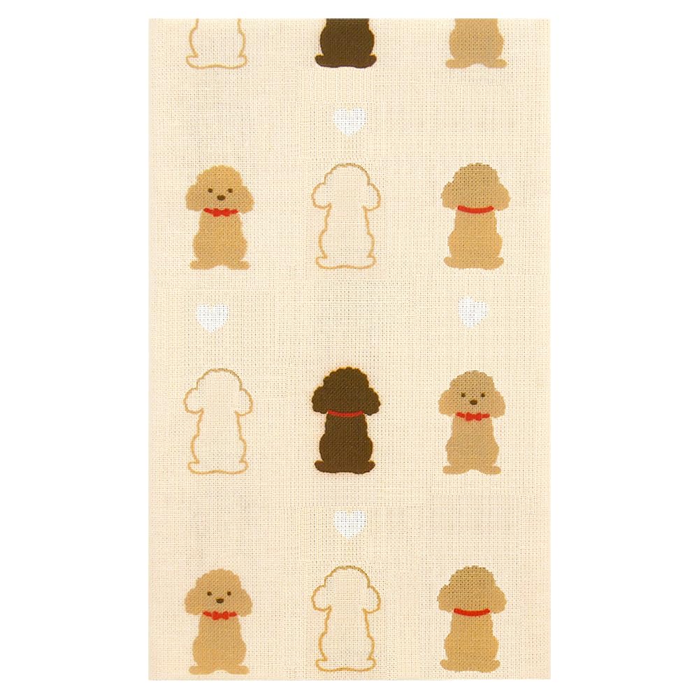 Hamamonyo Tenugui hand Toy Poodle (Japanese towel) -