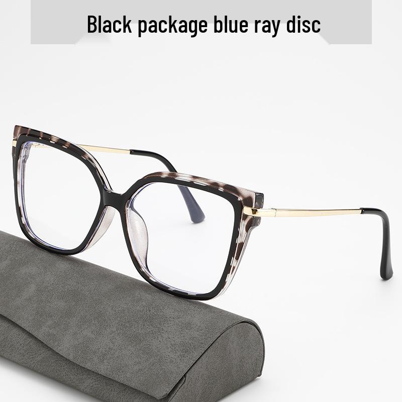 

Ретро черные квадратные оправы для очков в корейском стиле с линзами, блокирующими синий свет