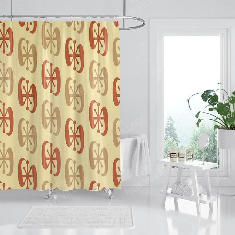 Waterproof Fabric Shower Curtains Bathroom Curtain Accessories Bath Curtain for Shower 180x200 240*200 Boho Decoration Abstract