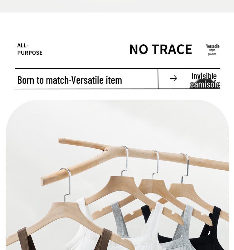 Camisole de Yoga Acolchoada Costas Nuas Uma Alça Feminina: Biquíni Tomara-que-caia Estilo Verão Anti-Exposição