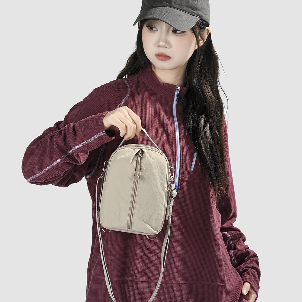 Single Shoulder Bag, Crossbody Small Square Bag, Student Casual Sports Single Shoulder Bag