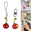 Fashionable Lovely Apples Charm Phone Strap Symbolizing Good Luck and Happiness Accessory for Fashion Enthusiasts