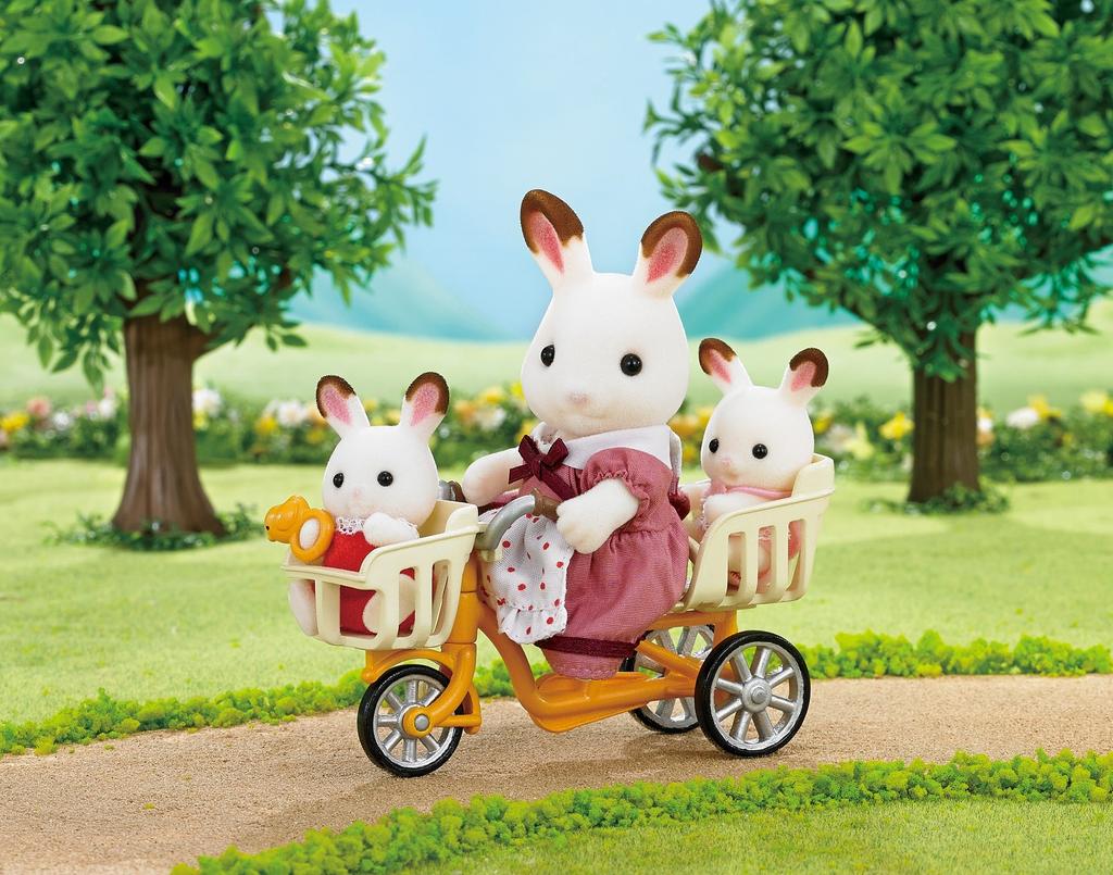 Sylvanian Families Furniture ST Mark Ages 3 and Toy Sylvanian Epoch [Three-Seater Bicycle] Ka-625 Certified, Up, Dollhouse, Families,