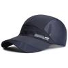 Breathable Perforated Quick-Drying Hat Sun Protection Adjustable Travel Sports Hat Letter Embroidery Fishing Cycling Hat