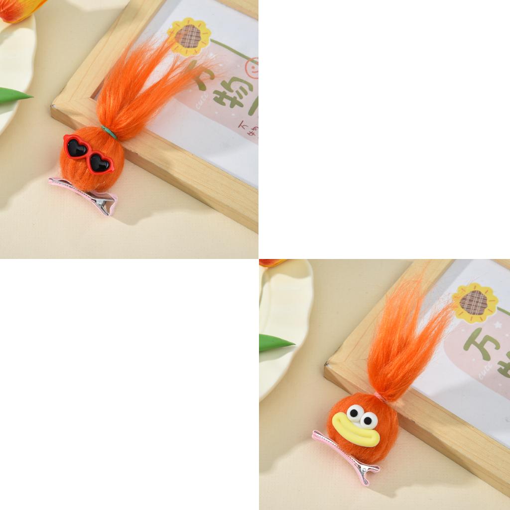 Funny Ugly Doll Plush Hair Clip Dopamine Sausage Mouth Doll Duckbill Clip Super Cute Sweet Girl Bangs Hair Accessory Hair Clip
