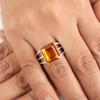 Citrine Gemstone 925 Sterling Silver Women Jewelry Designer Ring For Valentine's  Day Gift RR-78-11