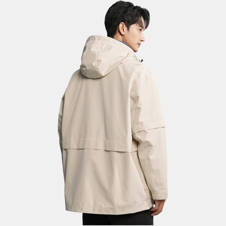 Calvin Klein Casual Outdoor Sports Multi-Pocket Simple Patch Hooded Spring Autumn Jacket Men Jackets J322943-ACI