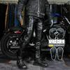 Neues Produkt Motorrad-Reithosen, Lokomotive Multi-Taschen-Arbeitshosen Retro Anti-Drop-Hosen, Windschutz Wasserdichte Hosen Herren und Damen Lederhosen