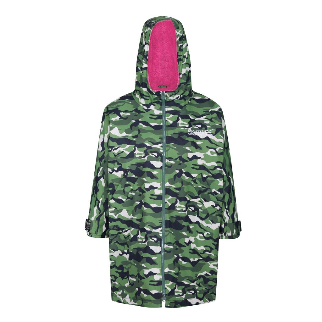 Regatta Childrens/Kids Camouflage Waterproof Changing Robe