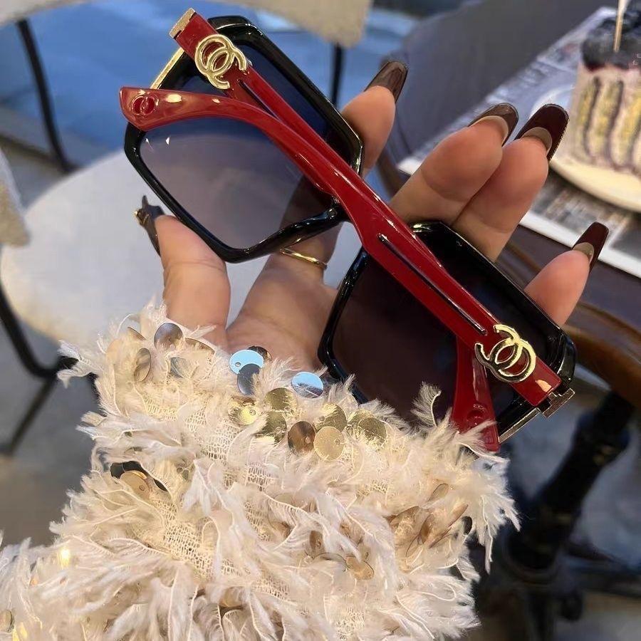 Large Frame Sunglasses For Women, Sun Protection, Uv Protection, High Value, White And Thin Sunglasses, Polarized Sunshade Glasses