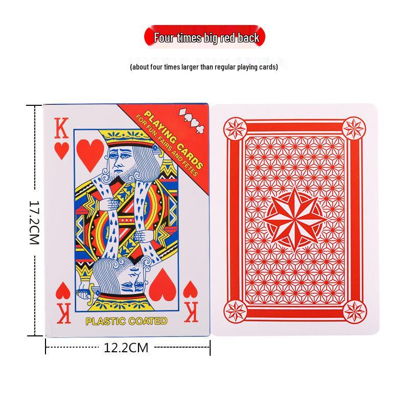 Oversized Playing Cards, Classic Edition (3-Pack)