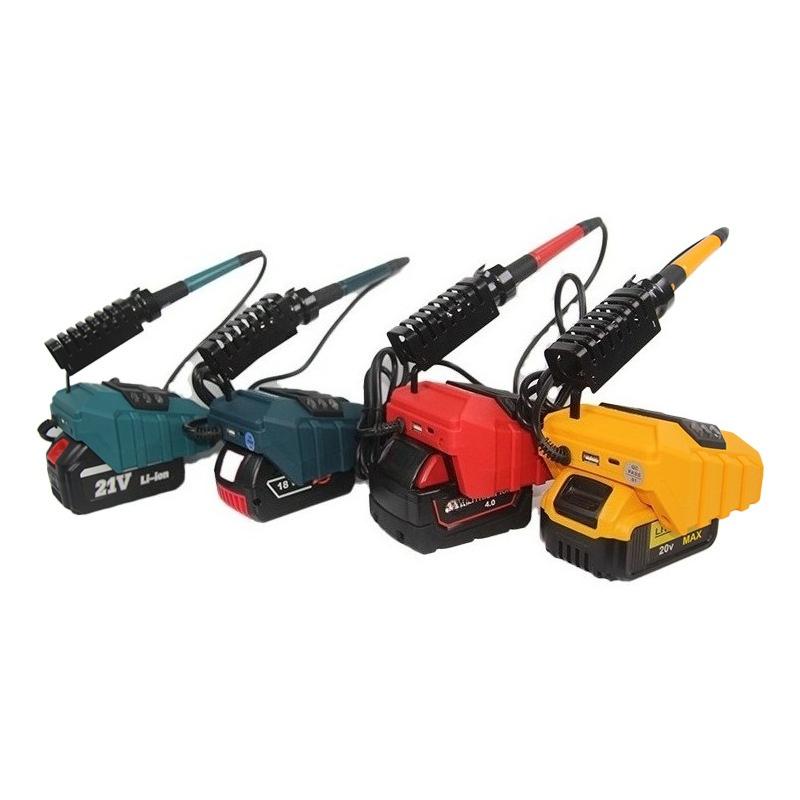 Portable Rapid-Heat Soldering Iron Compatible with For Makita/Milwaukee/Bosch/DW 18/20V Lithium Battery Cordless Soldering Iron