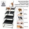 Outdoor Aluminum Dog Ladder Portable and Foldable Pet Staircase Antiskid Design Sedan SUV Staircase Dog Accessories Supplies