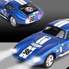 1:32 Cobra Daytnoa Coupe Alloy Sports Car Model Sound and Light Retro Car Model Desktop Decoration Boy Toy Gift