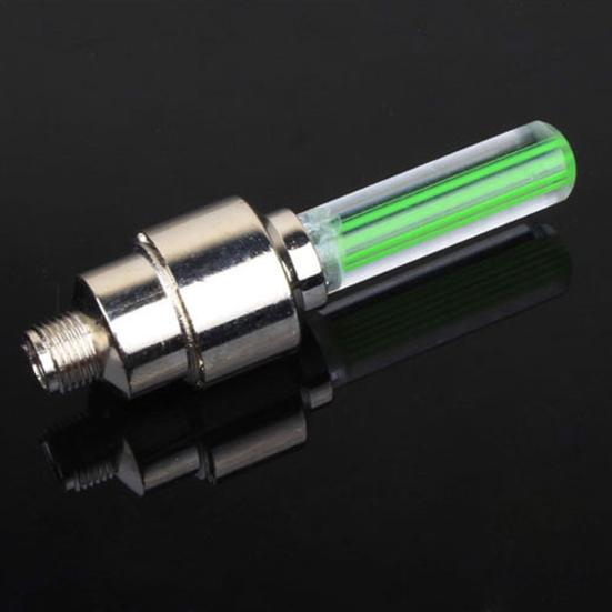 PVC Reifenventilkappenlampe Hohe Helligkeit Vibrationserkennung Hohe Festigkeit Fahrradrad