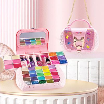 Kinder-Make-up-Set Waschbar Echtes Kosmetikset Eltern-Kind-Make-up-Set Prinzessinnen-Verkleidung