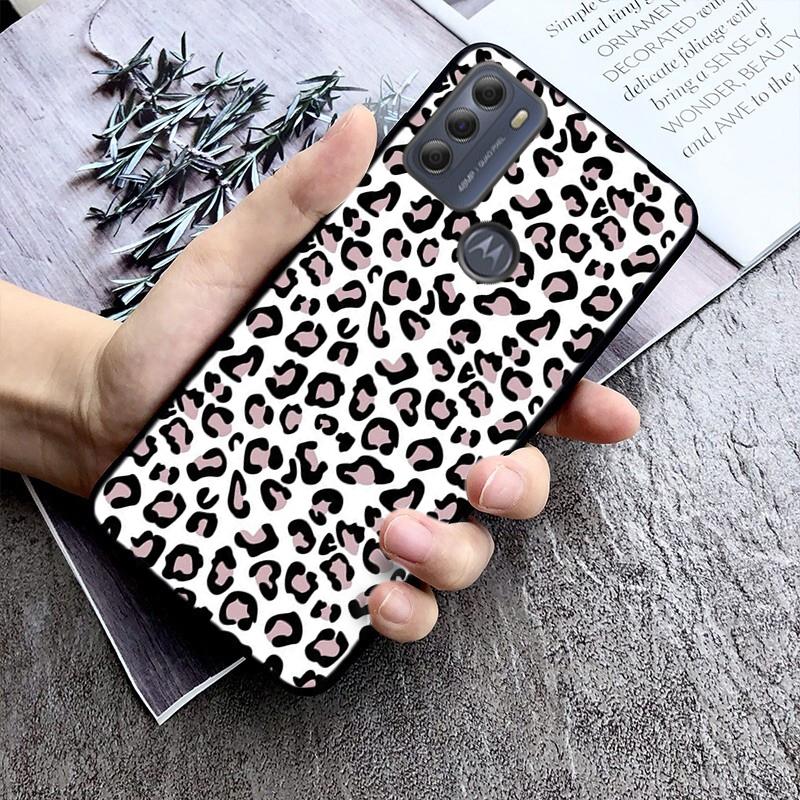 Leopard Phone Case For Motorola G Stylus 5G G Play G35 G45 G54 G24 G86 G04S E13 E14 E32 E32S