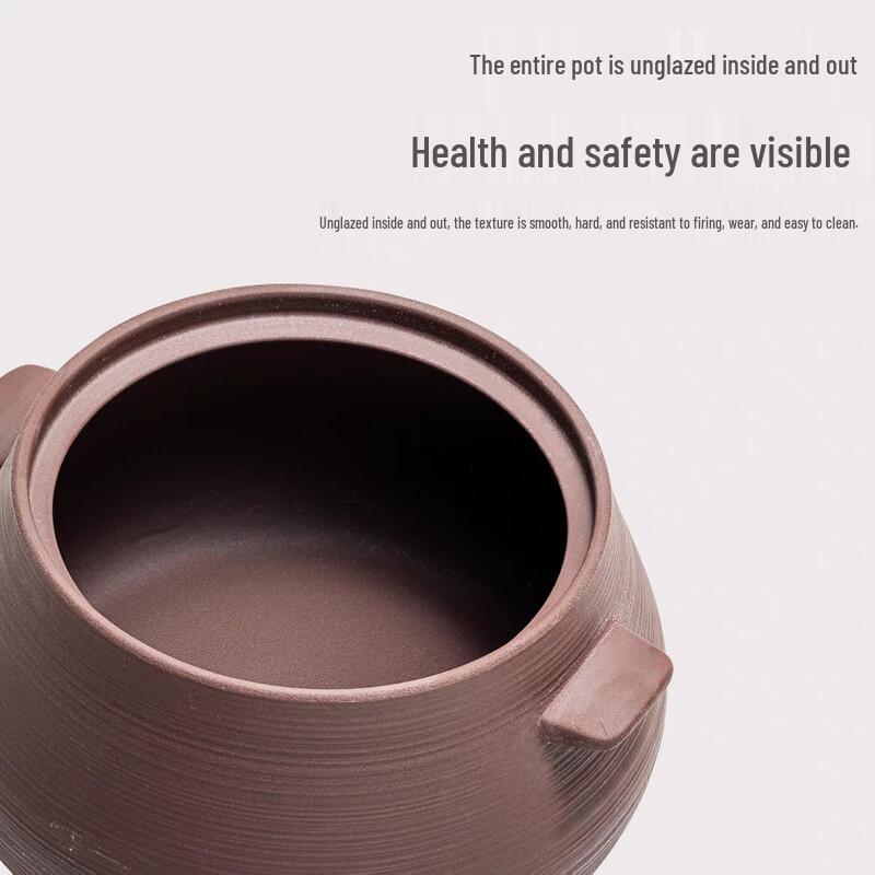 Wutuo Unglazed Zitao Clay Casserole Pot