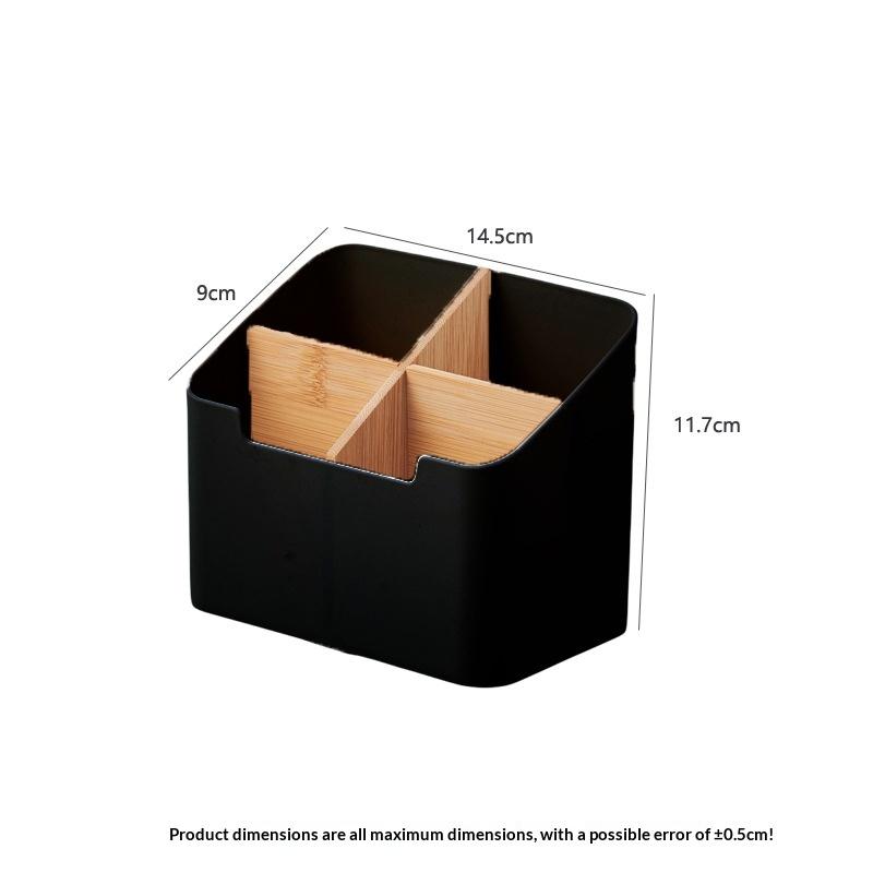 Plastic Desktop For Remote Controls Tissues Storage Box Cosmetics Office Supplies Living Room Organization