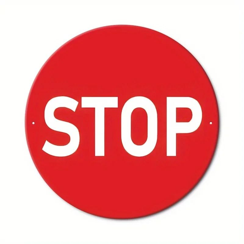 Round Parking Sign Tin Painting for Bars Clubs Home Wall Entrance Gifts