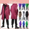Supreme Quality Death Hooded Capes For Women Men Witch Cosplay Halloween Costume