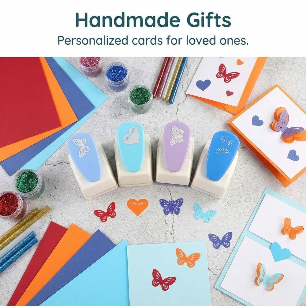 Cutting Craft Embossing Machine Punches Maker Embossing Punches Butterfly Hole Puncher  DIY Craft