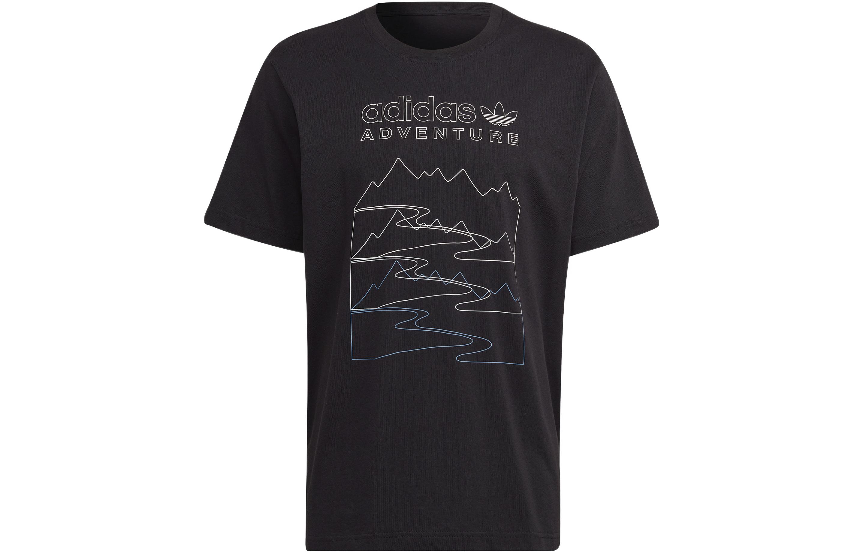 Adidas Originals Drop Shoulder Sleeve T Shirt Men s Black HK5007 XL