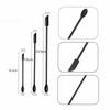 3pcs Long Handle Silicone Spatula Set Double Head Spatula  Beauty Product Scraping