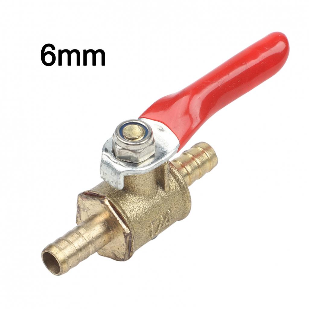 Ball Valve 6/8/10/12mm 6/8/10/12mm Ball Valve High Quality Hose Barb Brass