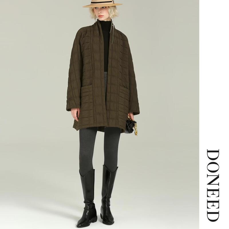 DONEED Vintage Quilted Loose-Fit Jacket