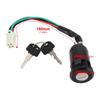 Motorcycle Key Set ATV 50/70/90/110/150/250cc Universal Motorcycle Cart Ignition Switch 4 Pin Wire On/Off