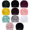 New children's hat 11-color golden velvet warm spring, autumn and winter baby tire cap, soft baby tire cap