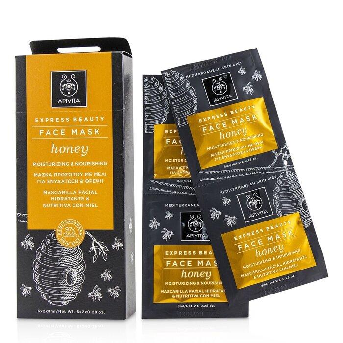 Maseczka do twarzy APIVITA Express Beauty z miodem (Nawilżający i odżywczy)
